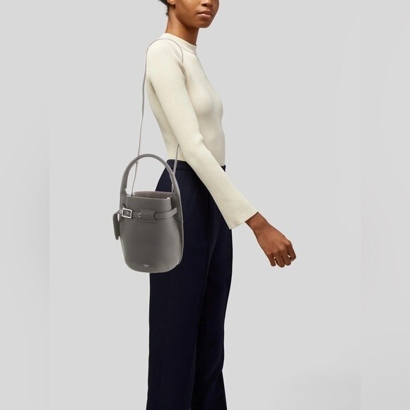 Celine Big Bag Nano Bucket Grey Grained Calfskin - Picture 16 of 16